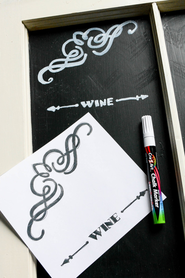 Ruff Draft: DIY Chalkboard Stencil for your Bar Anders Ruff Custom